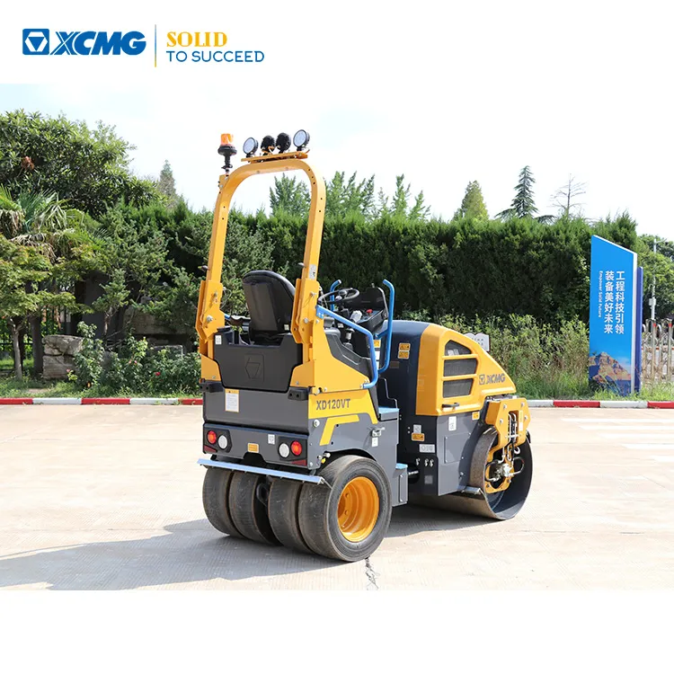 XCMG Official New Road Roller Machine 2 Ton Double Drum Roller XD120VT Hot Sale